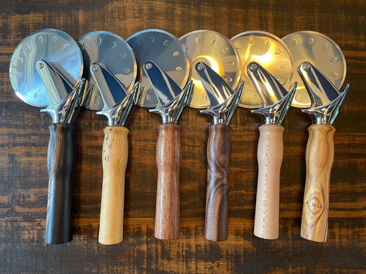 Premium Wood Handle Pizza Cutter
