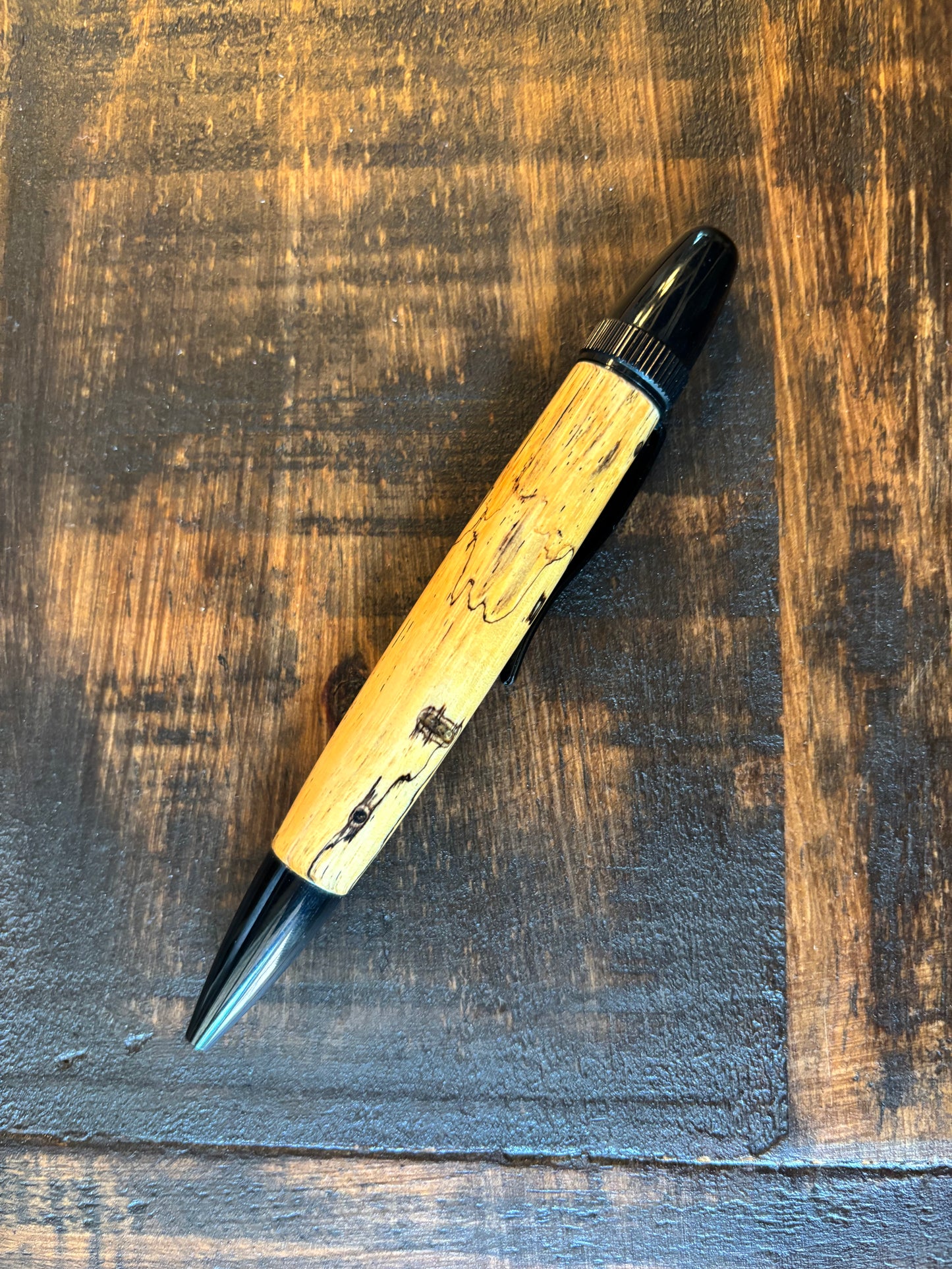 Rare Spalted Tamarind Wood Atlas Pen