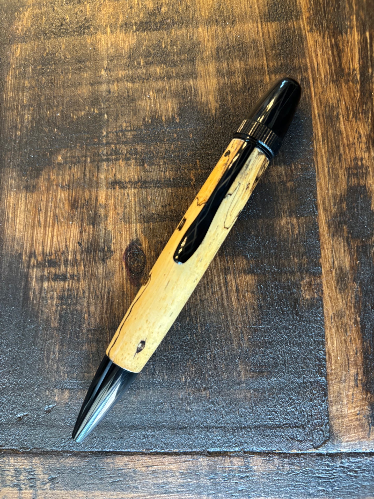 Rare Spalted Tamarind Wood Atlas Pen