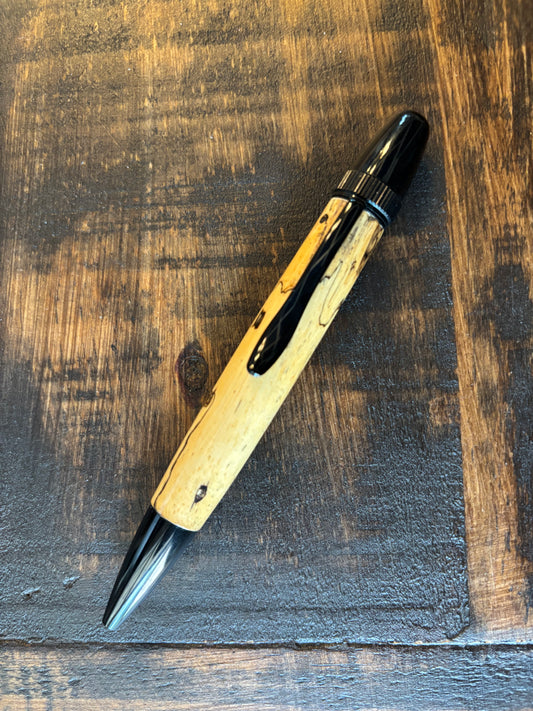 Rare Spalted Tamarind Wood Atlas Pen