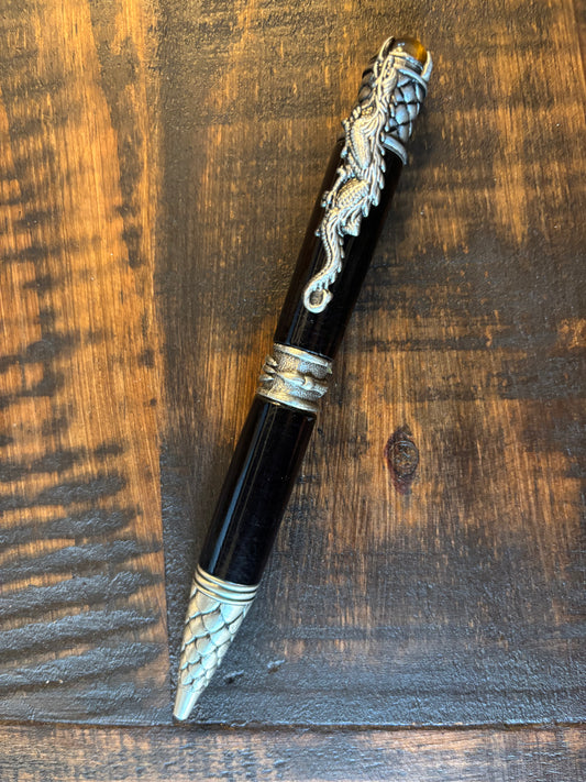 Executive Style Dragon Wood Pen