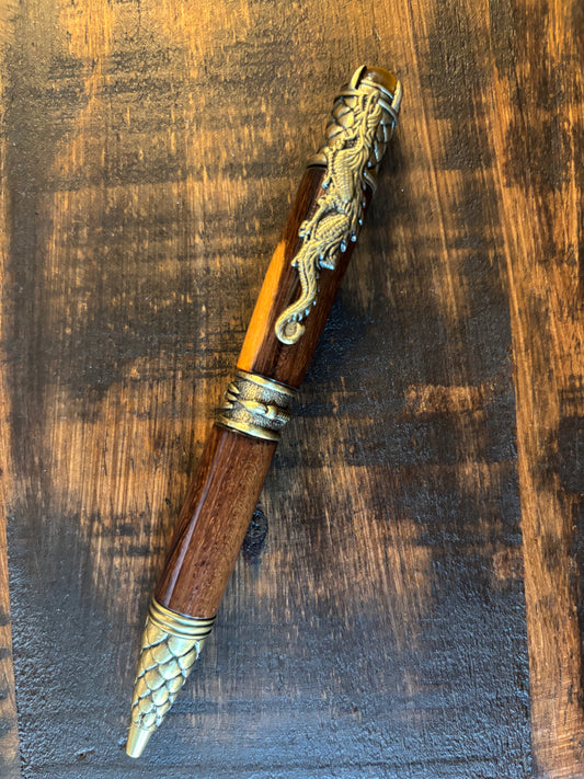 Executive Style Dragon Wood  Pen
