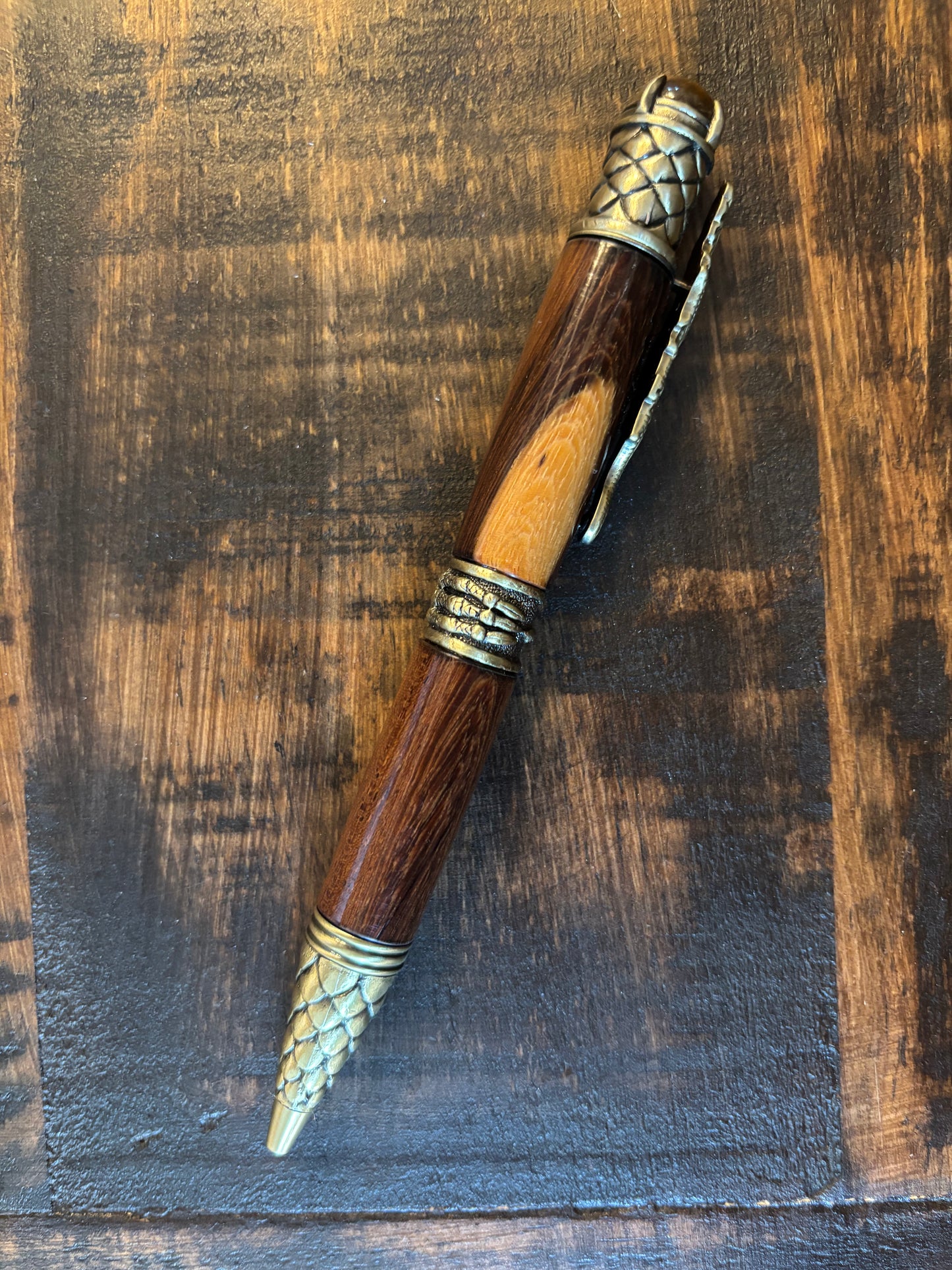 Executive Style Dragon Wood Pen
