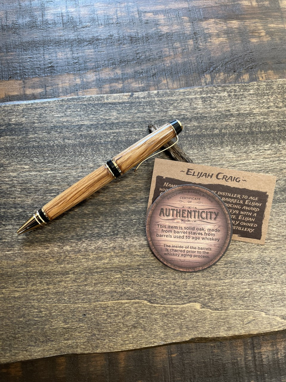 Elijah Craig Bourbon Barrel Pen