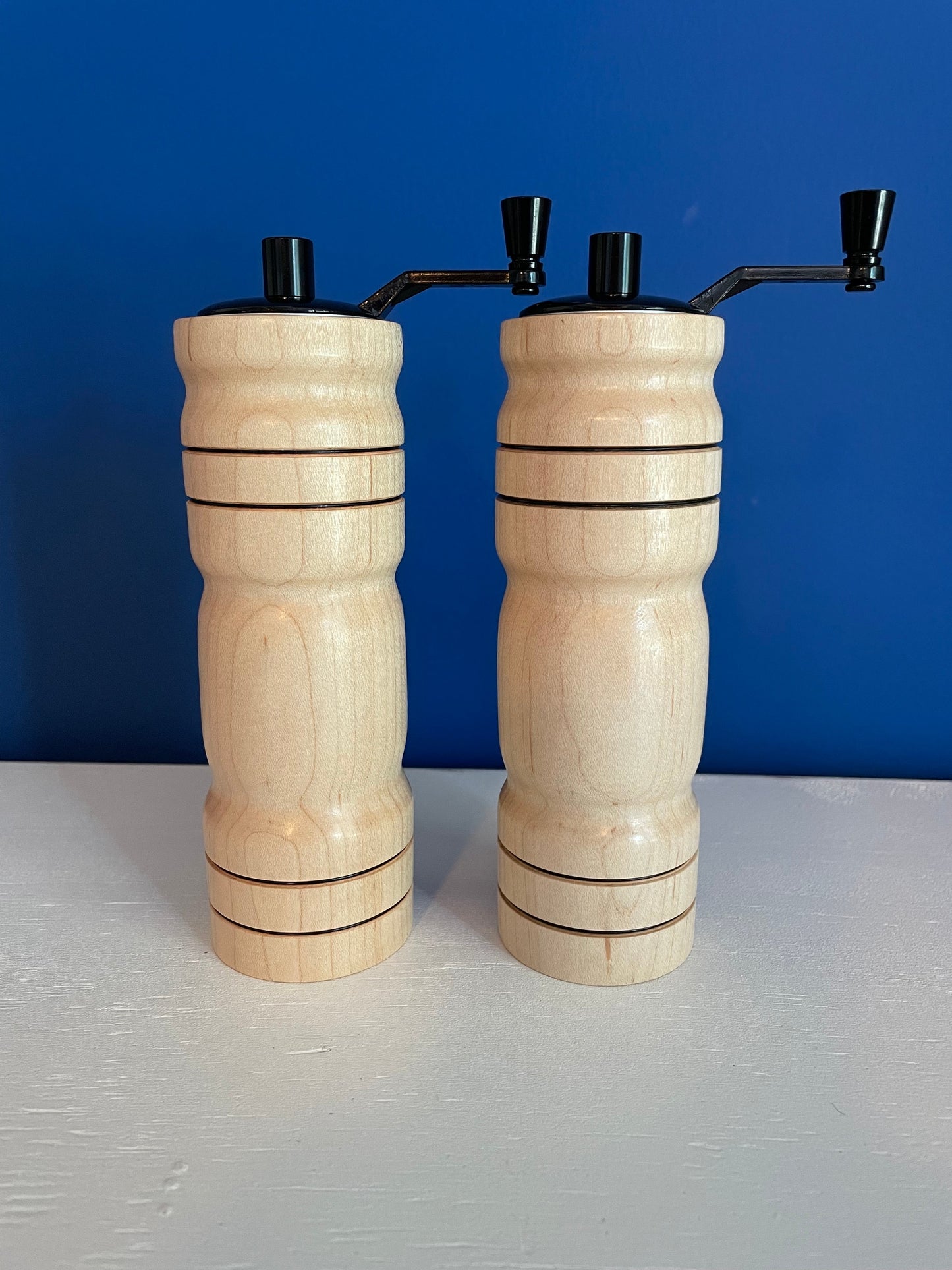 Custom: Spalted Tamarind Pepper/Salt Grinder Set