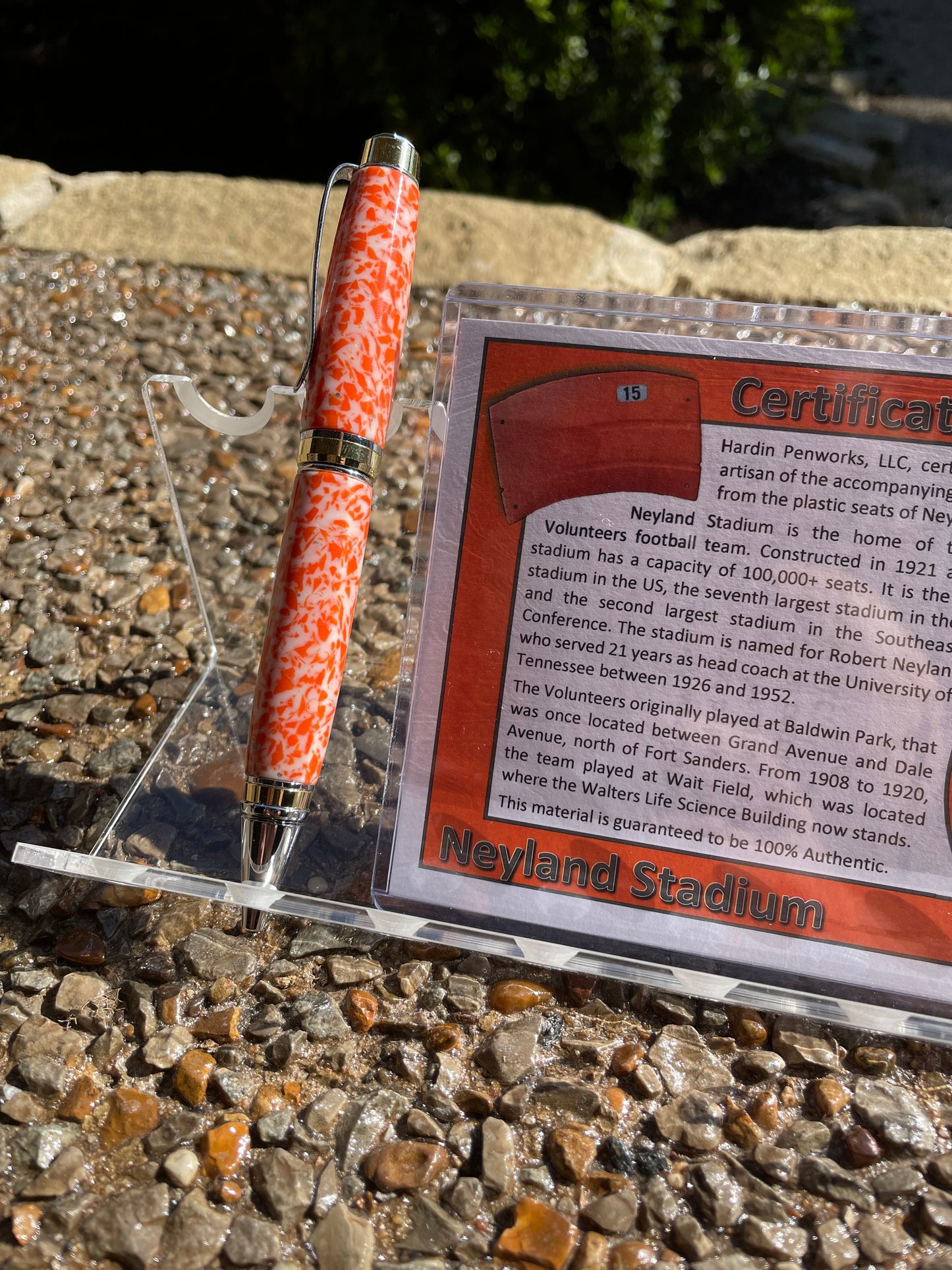 Stadium Series - Handmade Tennessee Volunteers Pen