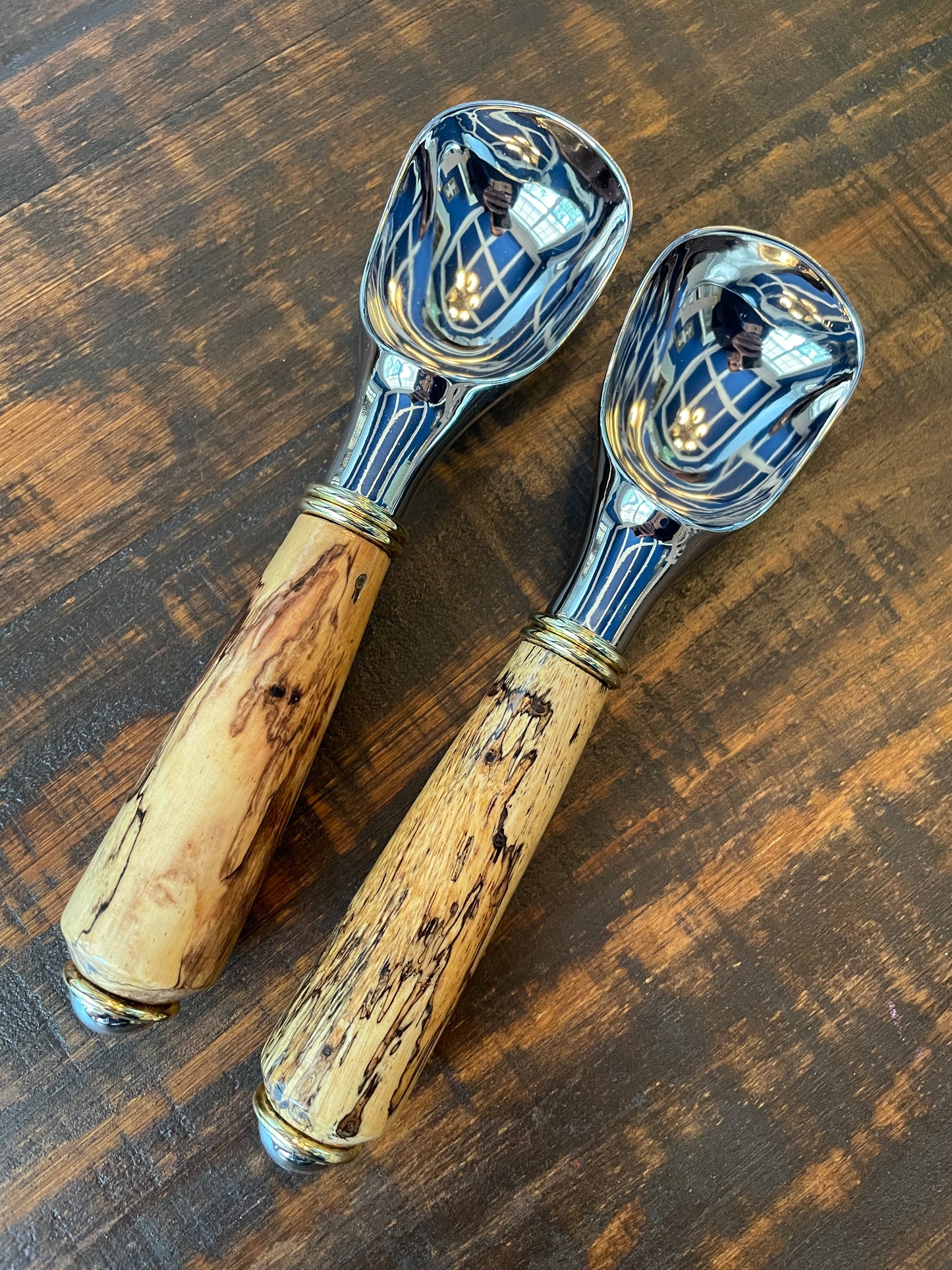 Premium Wood Handle Ice Cream Scoop