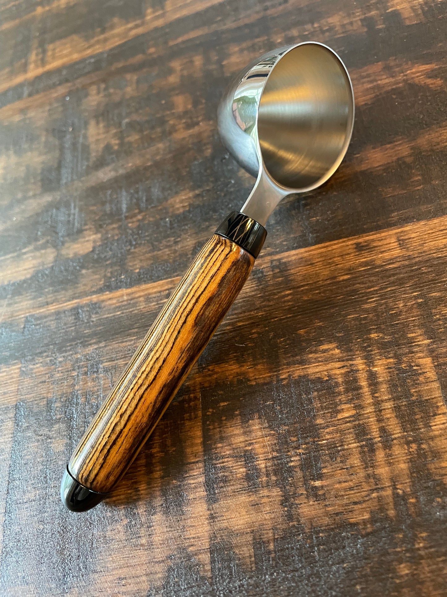 Premium Wood Handle Coffee Scoop