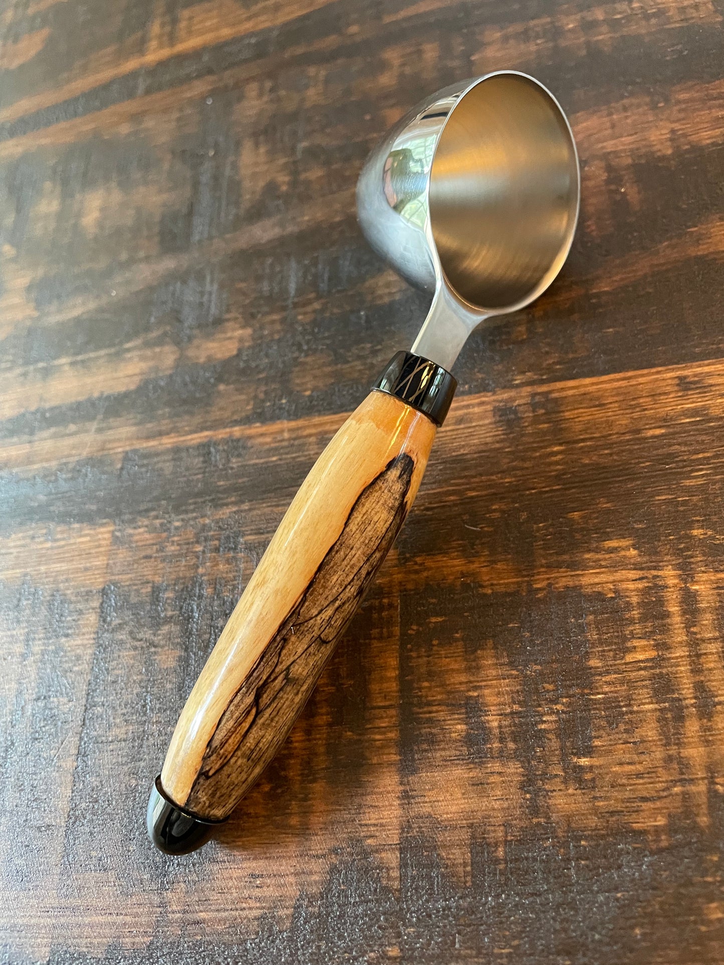 Premium Wood Handle Coffee Scoop