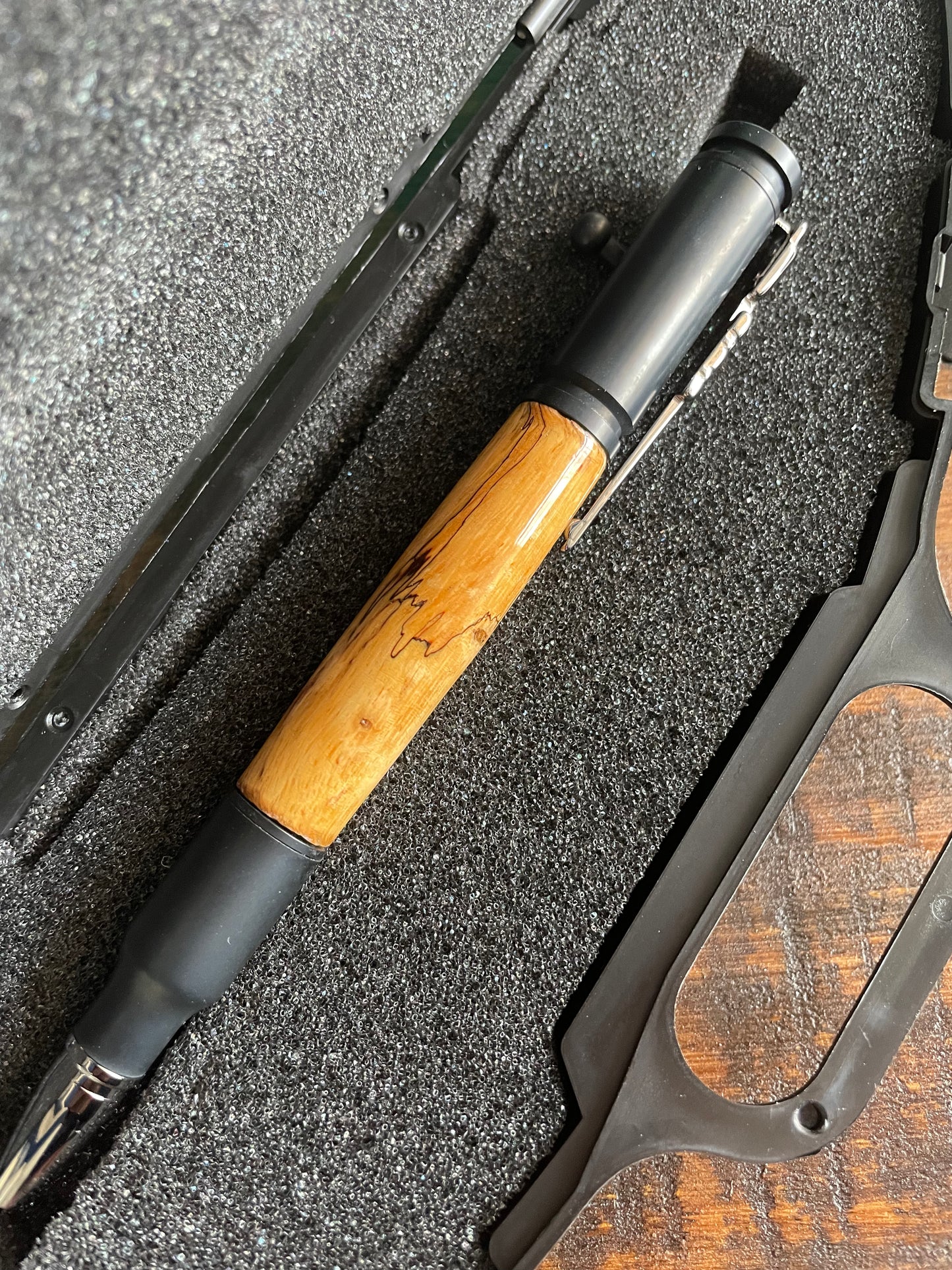 Handmade Bolt Action Pen with Rifle Case