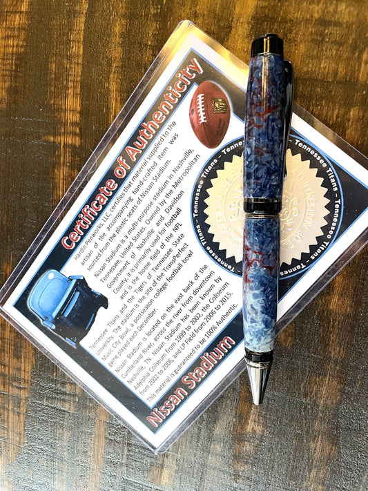 Stadium Series - Handmade Tennessee Titans Pen