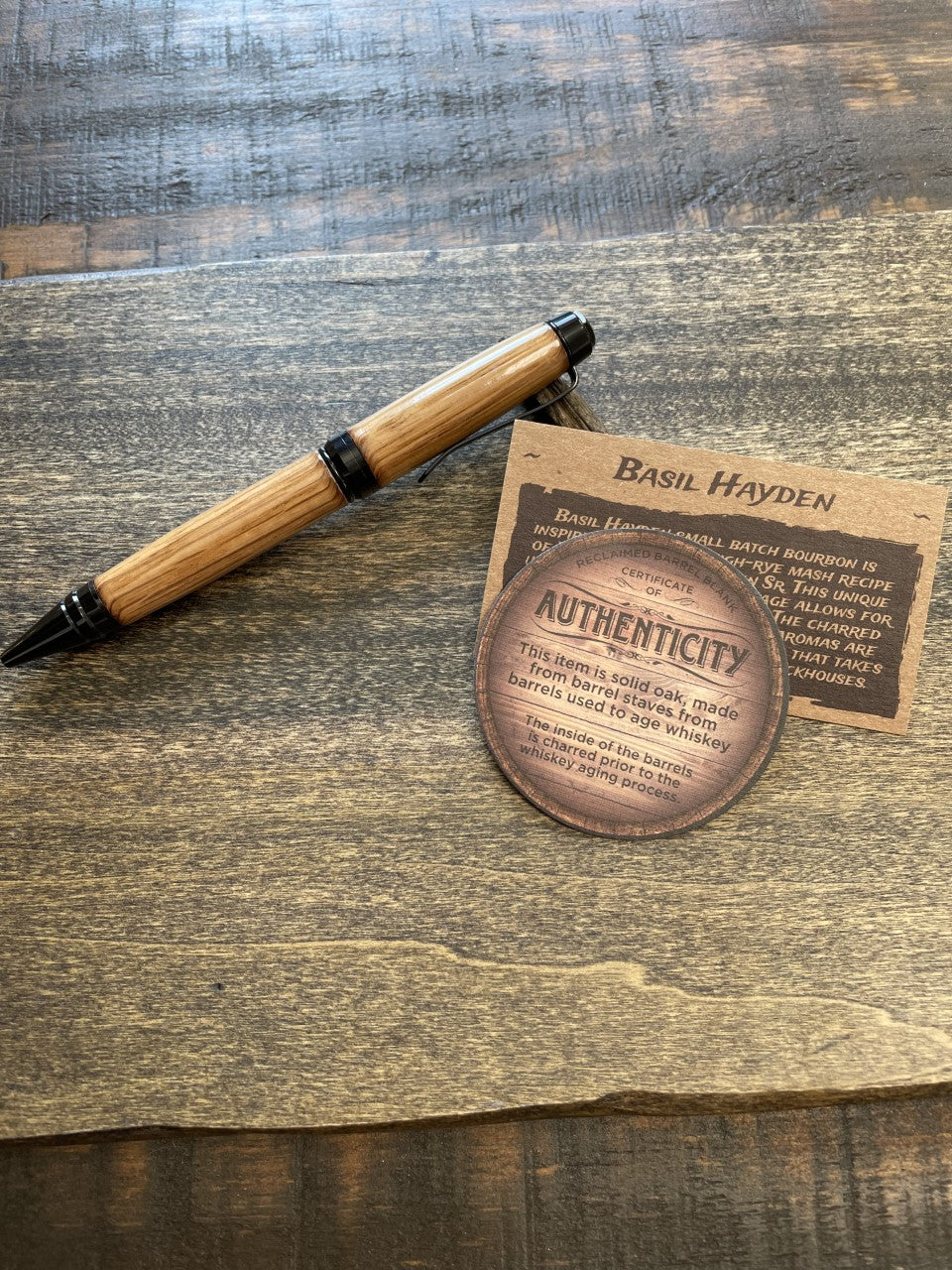 Basil Hayden Bourbon Barrel Pen