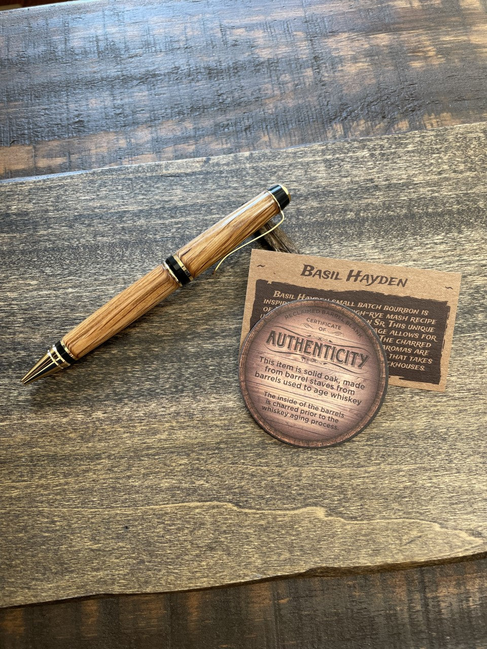 Basil Hayden Bourbon Barrel Pen