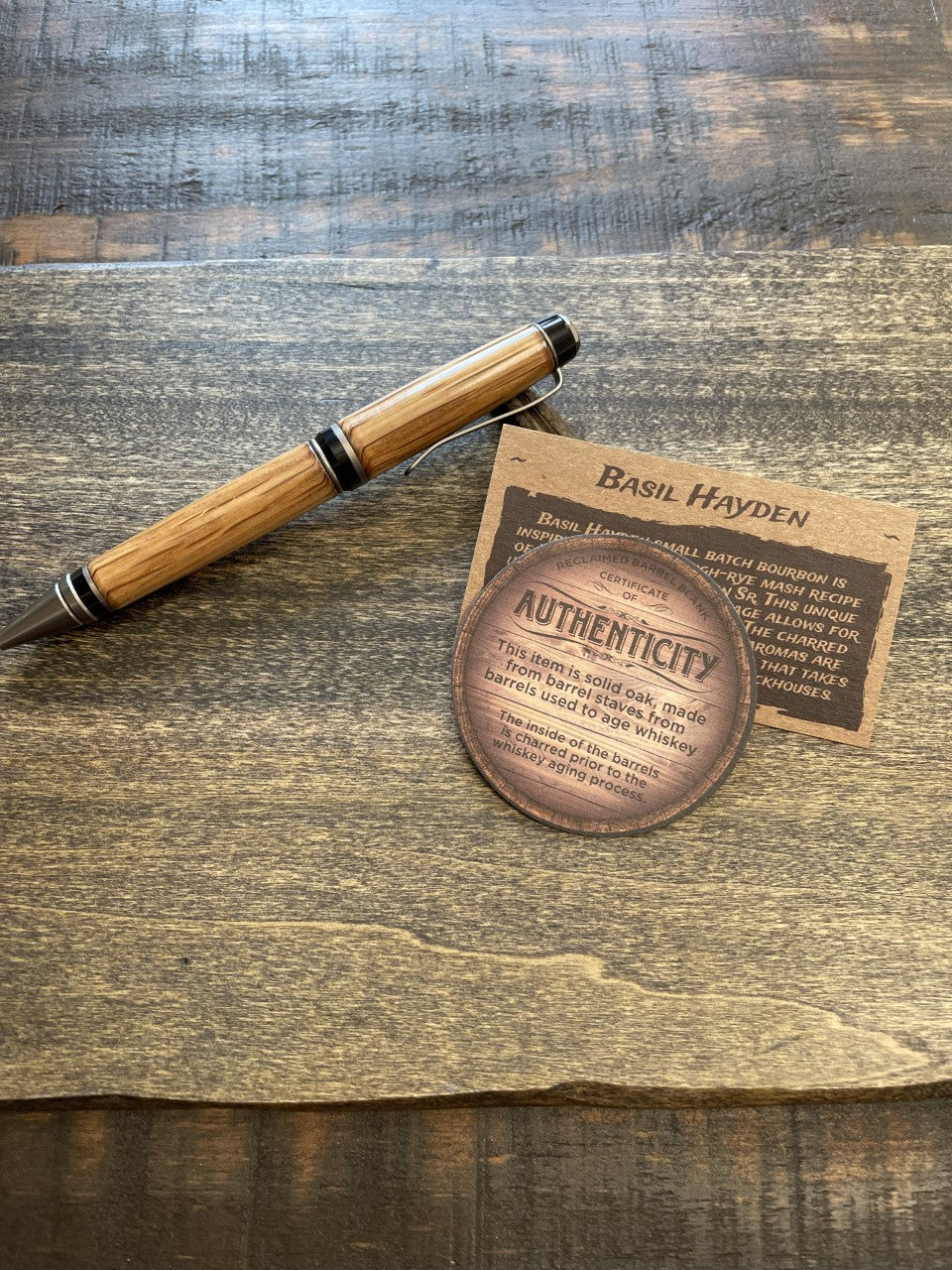 Basil Hayden Bourbon Barrel Pen