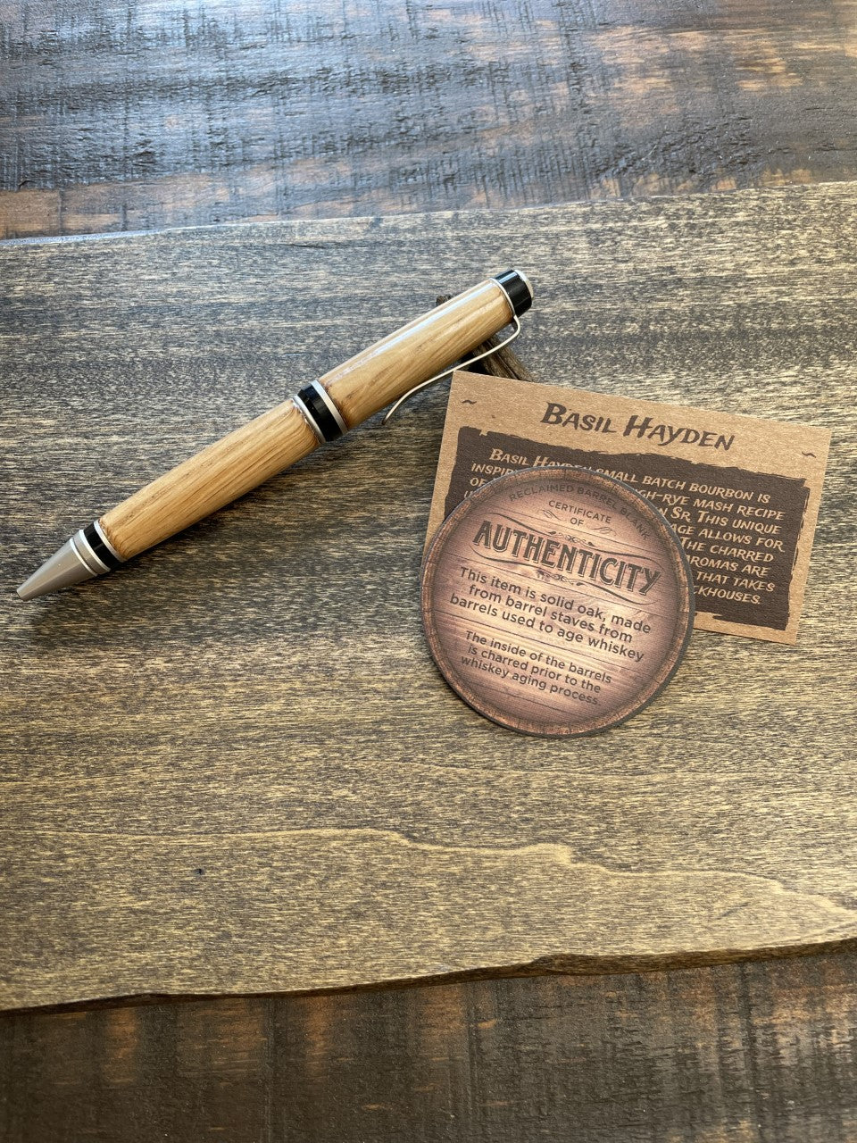 Basil Hayden Bourbon Barrel Pen