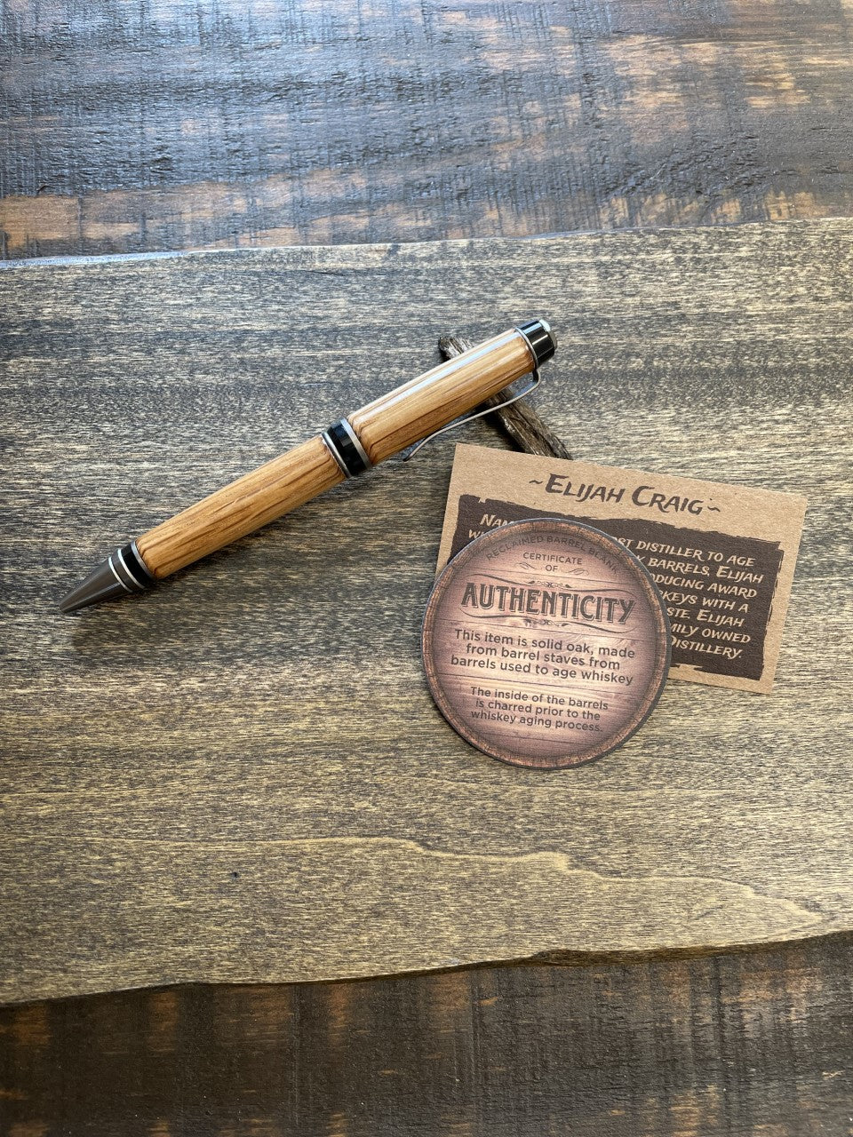 Elijah Craig Bourbon Barrel Pen