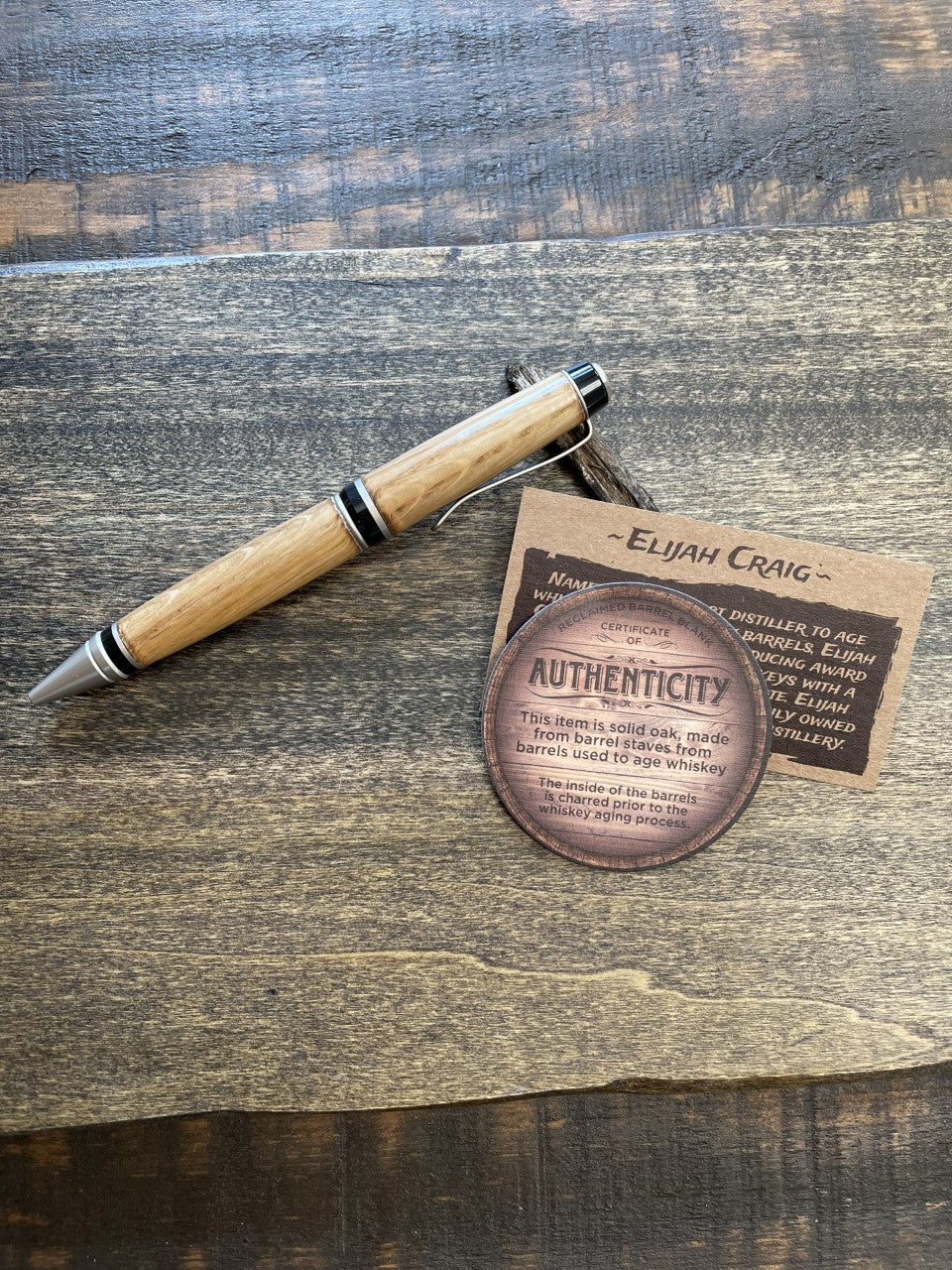 Elijah Craig Bourbon Barrel Pen