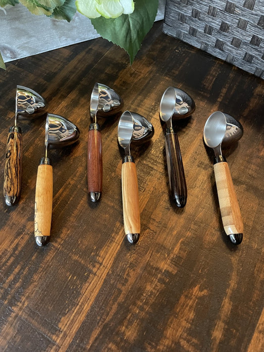 Premium Wood Handle Coffee Scoop