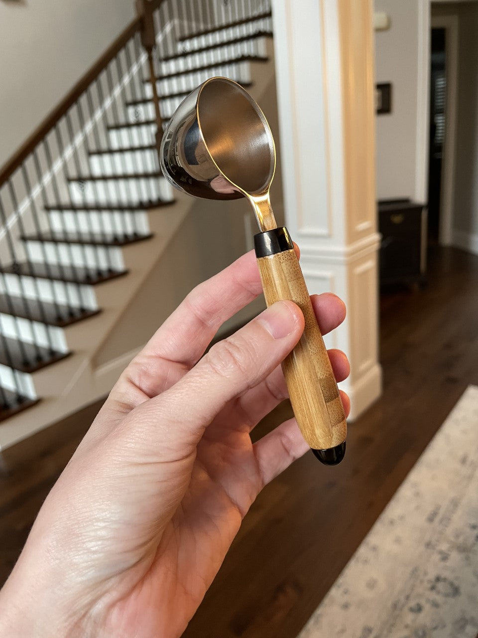 Premium Wood Handle Coffee Scoop