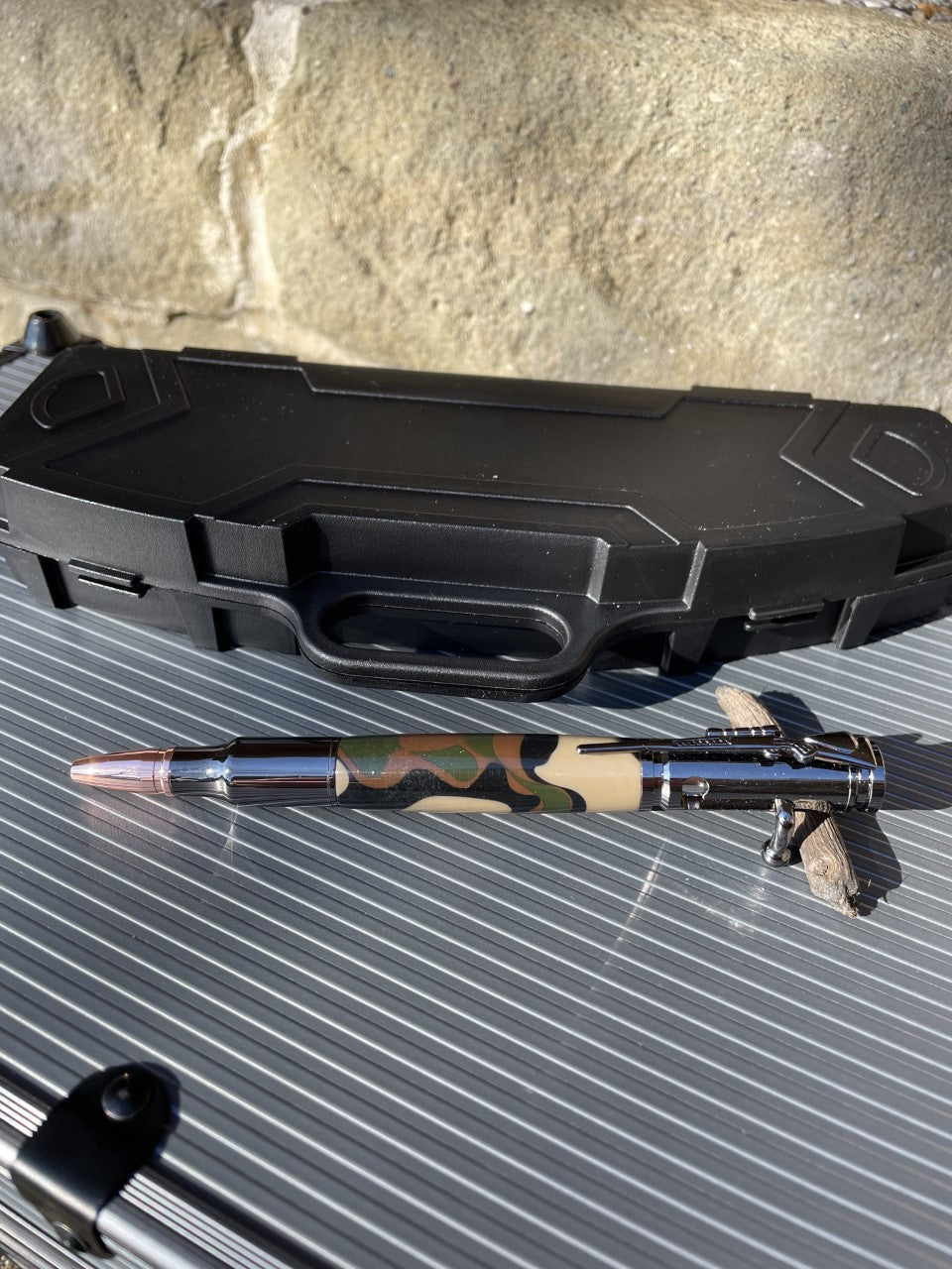 Handmade Bolt Action Pen with Rifle Case