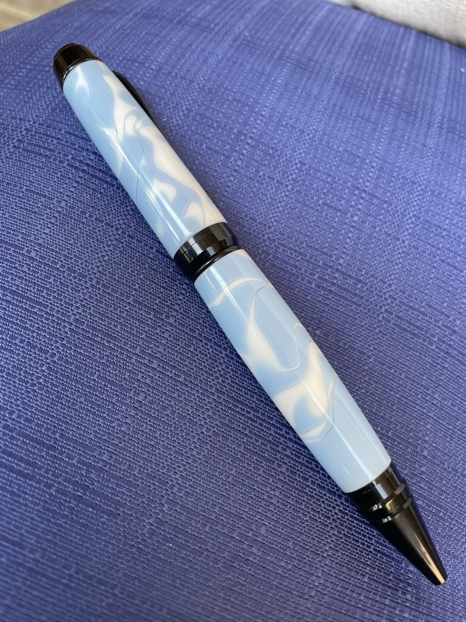 Custom Tarheel Blue Acrylic Premier Cigar Pen