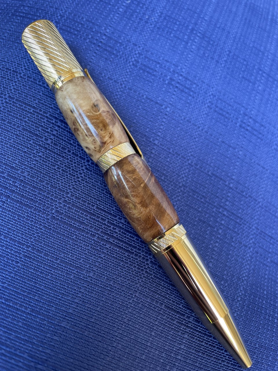 Rare Amboyna Burl Wood Pluma Executive Pen