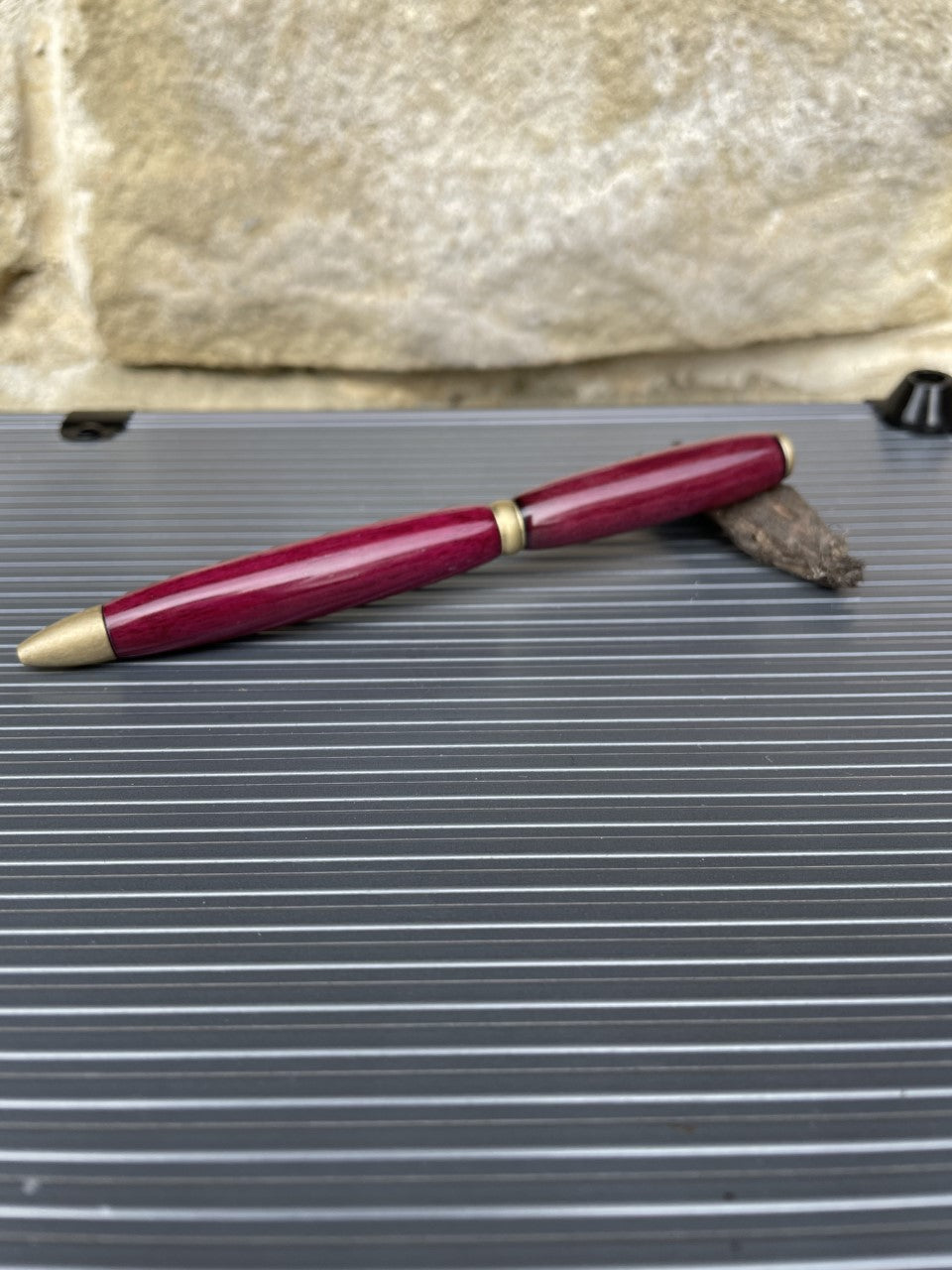 Purpleheart Wood Slim Style Pen