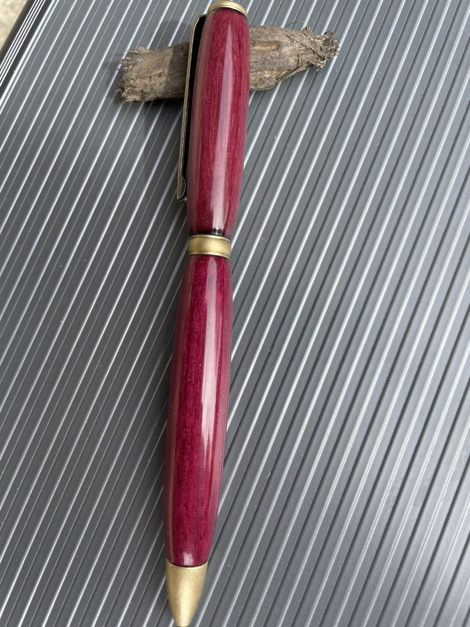 Purpleheart Wood Slim Style Pen