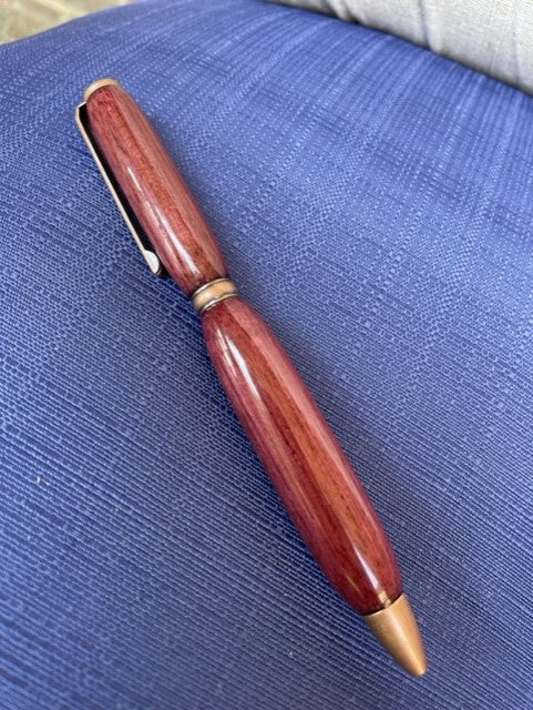 Handmade Purpleheart Wood Slim Style Pen