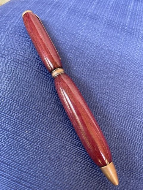 Handmade Purpleheart Wood Slim Style Pen