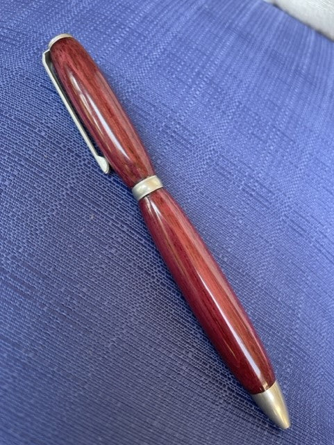 Custom Purpleheart Wood Slim Style Pen