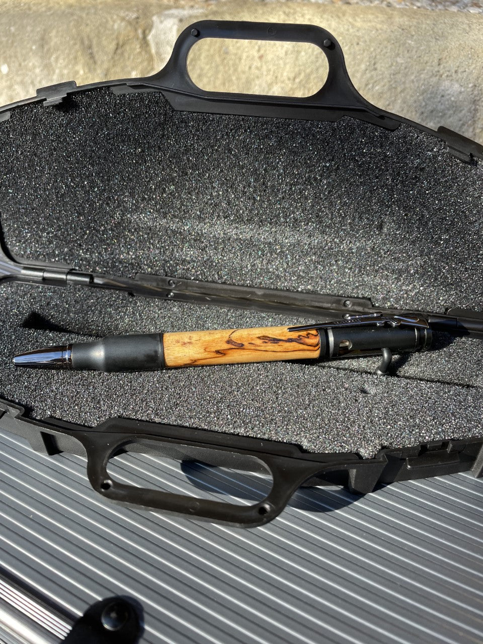 Handmade Bolt Action Pen with Rifle Case