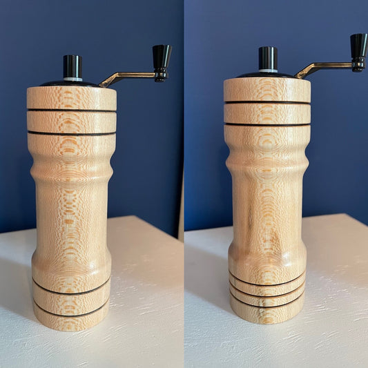 Beautiful Rustic Sycamore Pepper Mill OR Salt Grinder