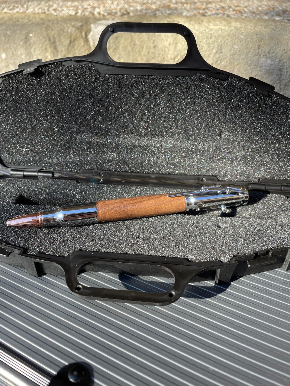 Handmade Bolt Action Pen with Rifle Case